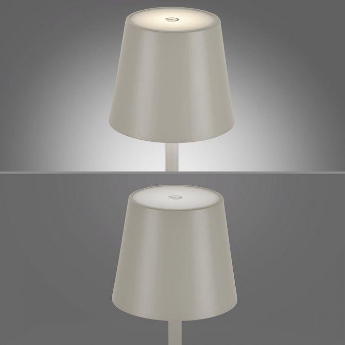 LD 19250-40 EURIA LED stolní lampa lakovaná šedá ochrana proti stříkající vodě na baterie 3000K - LEUCHTEN DIREKT / JUST LIGHT (obrázek 9)