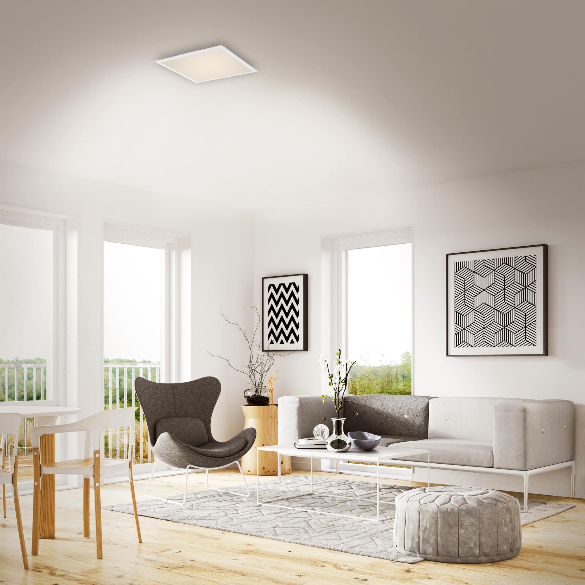 BRILO 7152-016 RGB LED stropní svítidlo, noční světlo, stmívatelné - BRILO (obrázek 7)