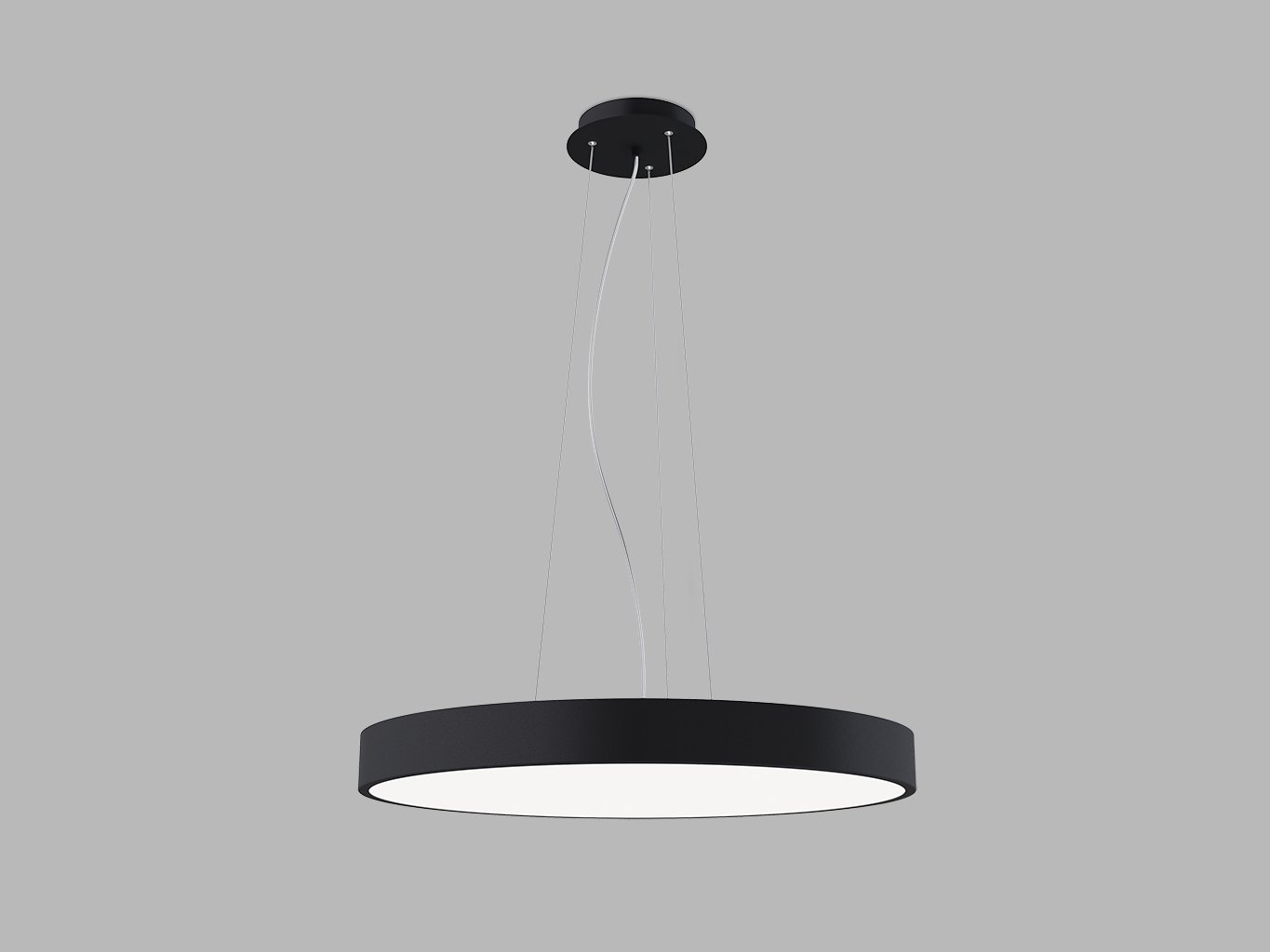 LED2 3274353ZB LED2 Závěsné svítidlo MONO SLIM 60 P-Z, B 60W ZIGBEE 2CCT 3000K/4000K černá - LED2 Lighting