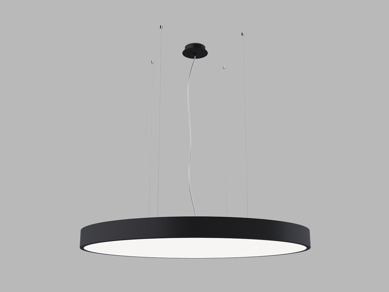 LED2 3274453ZB LED2 Závěsné svítidlo MONO SLIM 80 P-Z, B 80W ZIGBEE 2CCT 3000K/4000K černá - LED2 Lighting