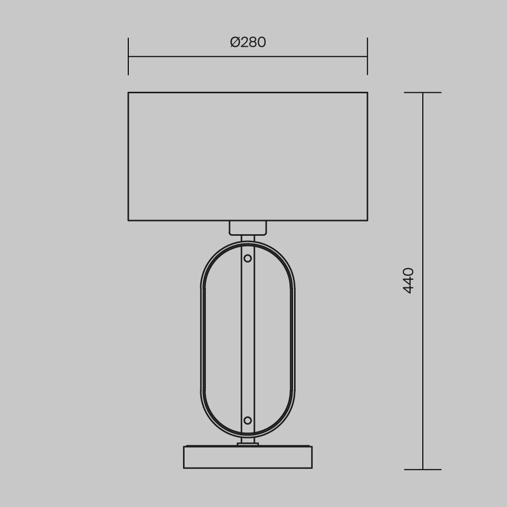 M MOD099TL-01G Stolní lampa Marmo E27 40W zlatá kov - MAYTONI (obrázek 4)