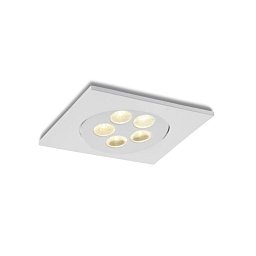 Obrázek pro produkt ELEKTRA čtvercová zápustná bílá 230V/350mA LED 5x1W 3000K - RED - DESIGN RENDL