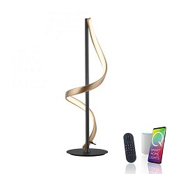 Obrázek pro produkt Paul Neuhaus LED stolní lampa Q-SWING antracit matná mosaz Smart Home ZigBee 2700-5000K - PAUL NEUHAUS