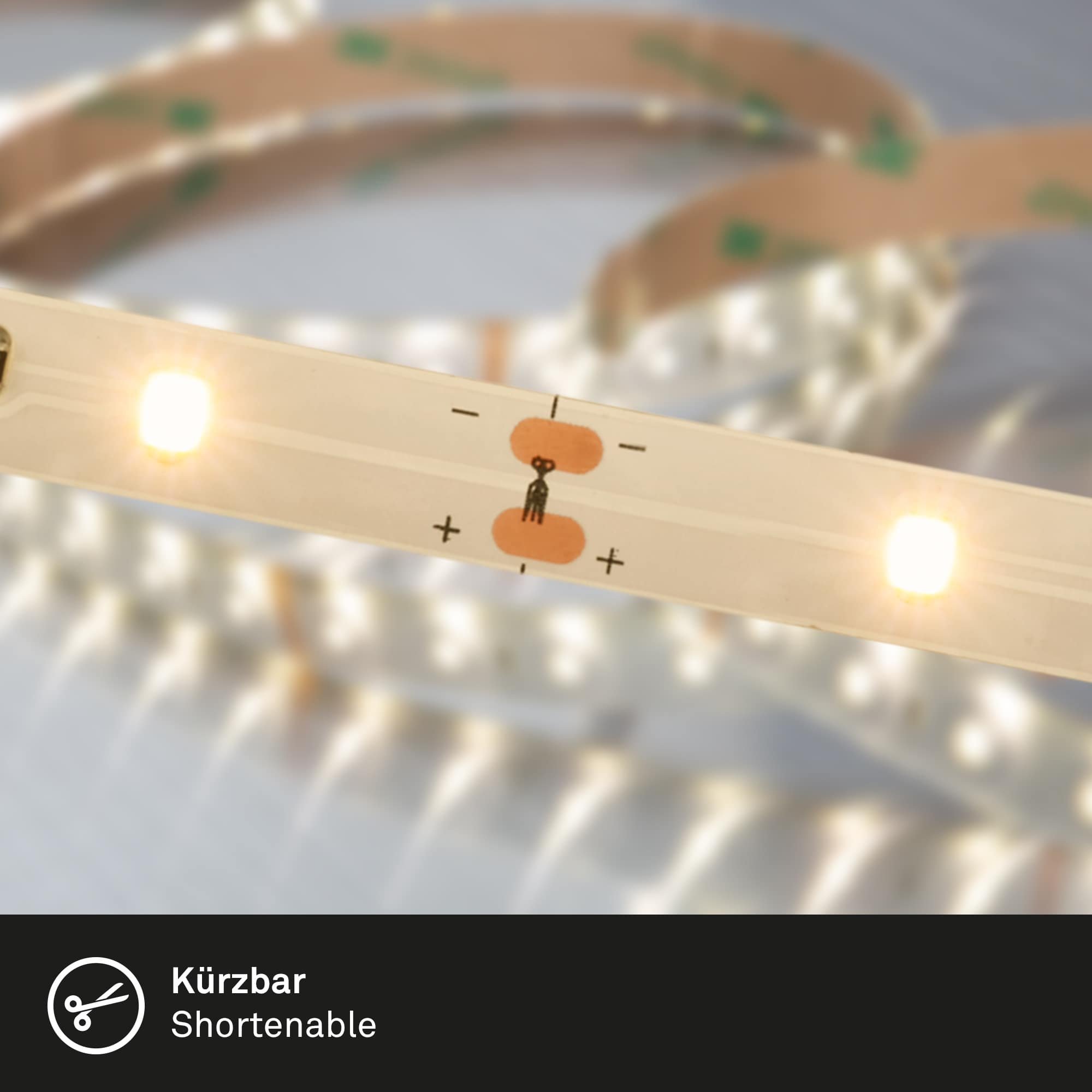 BRILO 2316150 LED pásek, 500 cm, USB, 4W, 500lm, bílé - BRILO (obrázek 3)