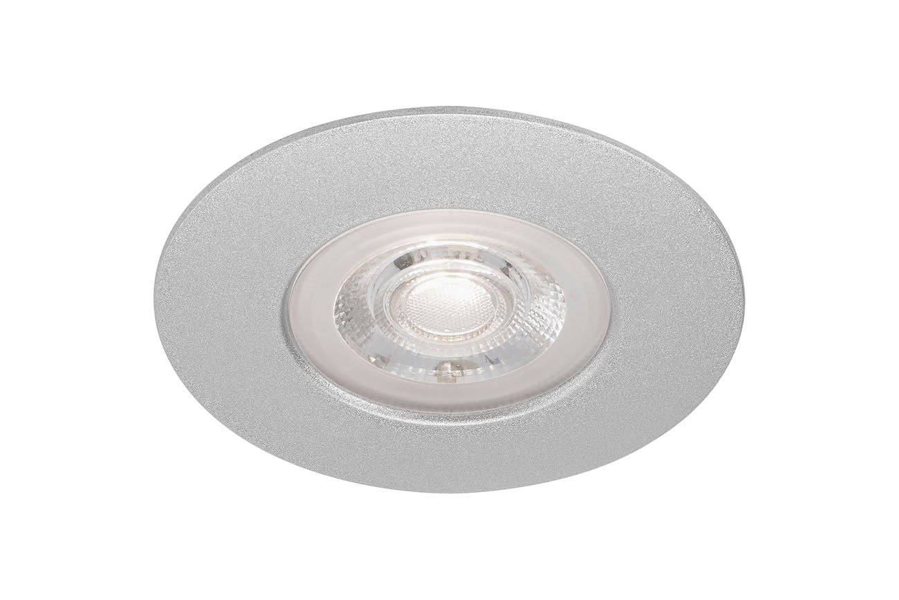 BRI 7046-014 LED vestavné svítidlo, pr. 9 cm, 5 W, matný chrom - BRILONER