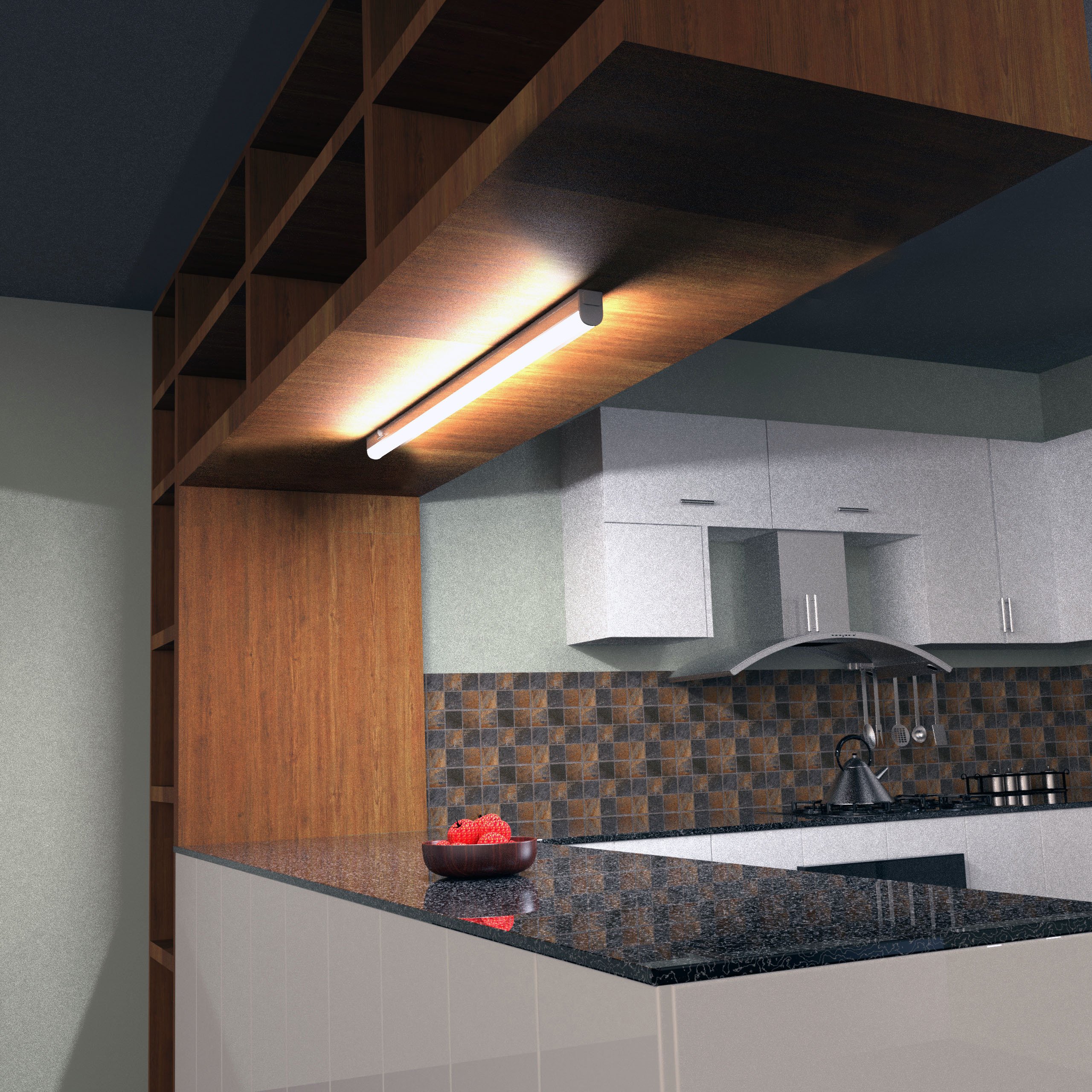 BRILO 2379-086 LED skříňkové svítidlo 58,5 cm 8W 800lm bílé - BRILO (obrázek 6)