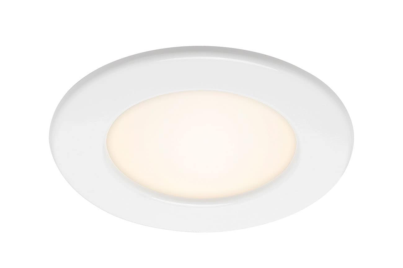 BRI 7053-016 LED vestavné svítidlo, pr. 11,5 cm, 6 W, bílé - BRILONER