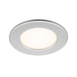 Obrázek pro produkt LED vestavné svítidlo, pr. 11,5 cm, 6 W, matný chrom - BRILONER