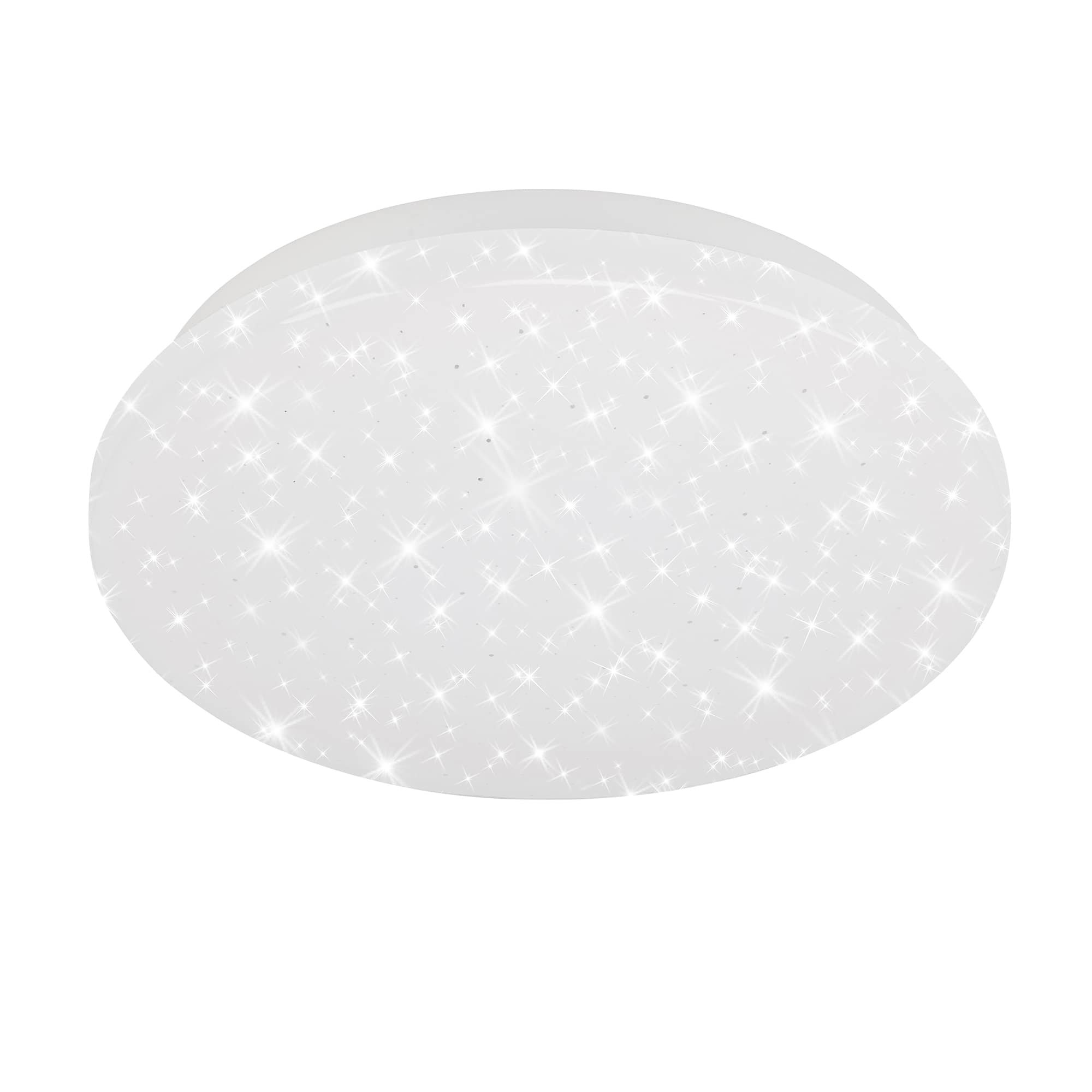 BRILO 3388-016 LED stropní svítidlo hvězdné nebe, pr. 22 cm, 8 W, bílé - BRILO