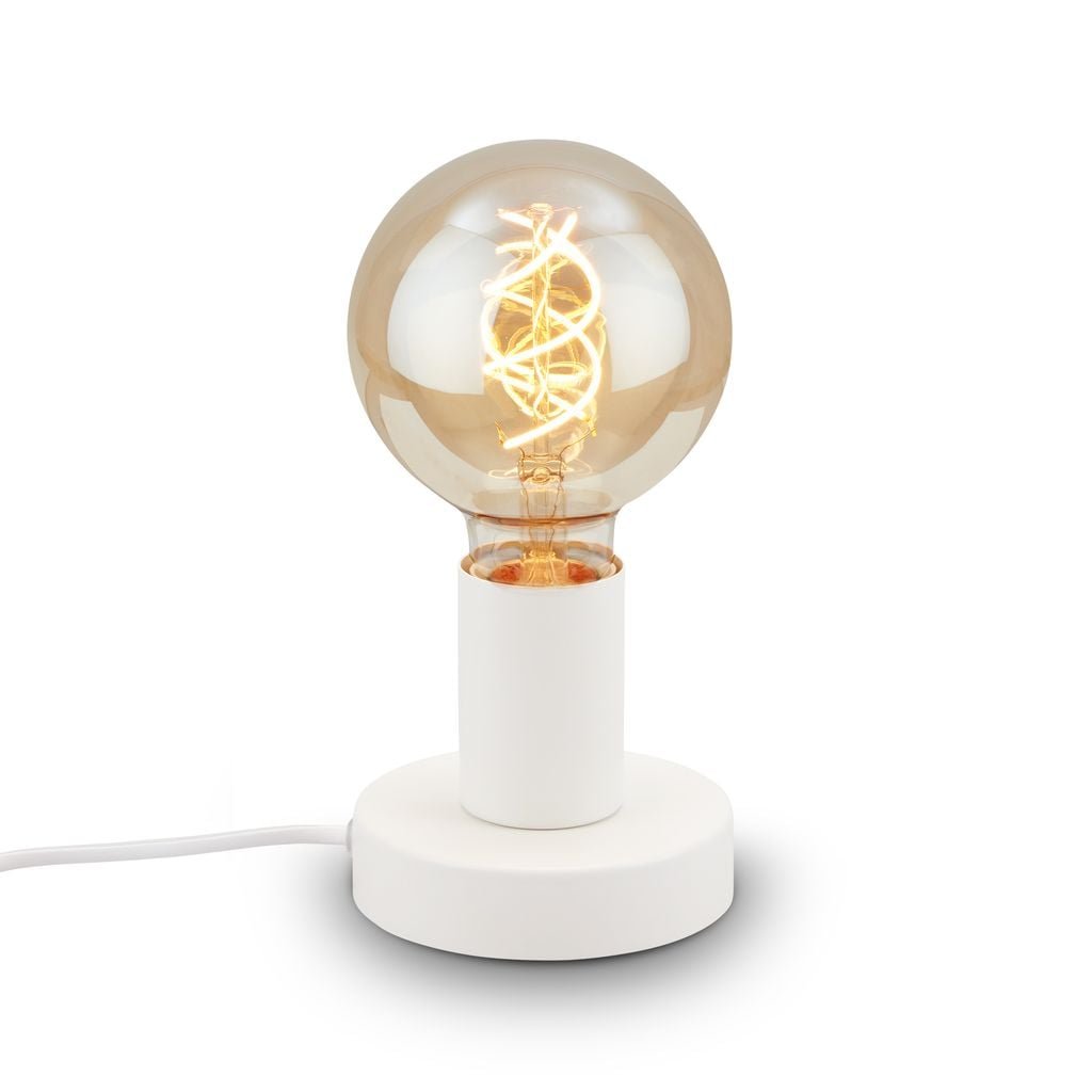 BRILO 7023016 Stolní lampa, pr. 10 cm, max. 10 W, bílé (starý kód: BRILO 7023-016) - BRILO