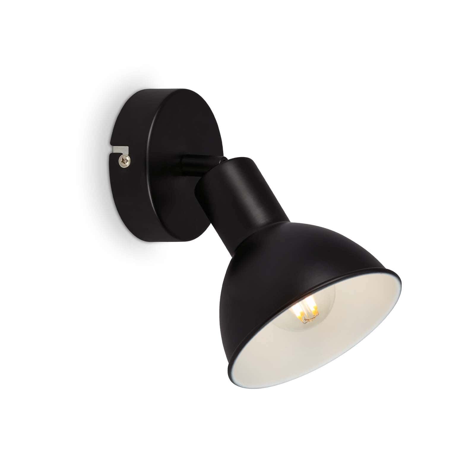 Levně BRILO 2674-015 Bodové svítidlo pr. 9 cm 1x E14 max. 25W černá - BRILO