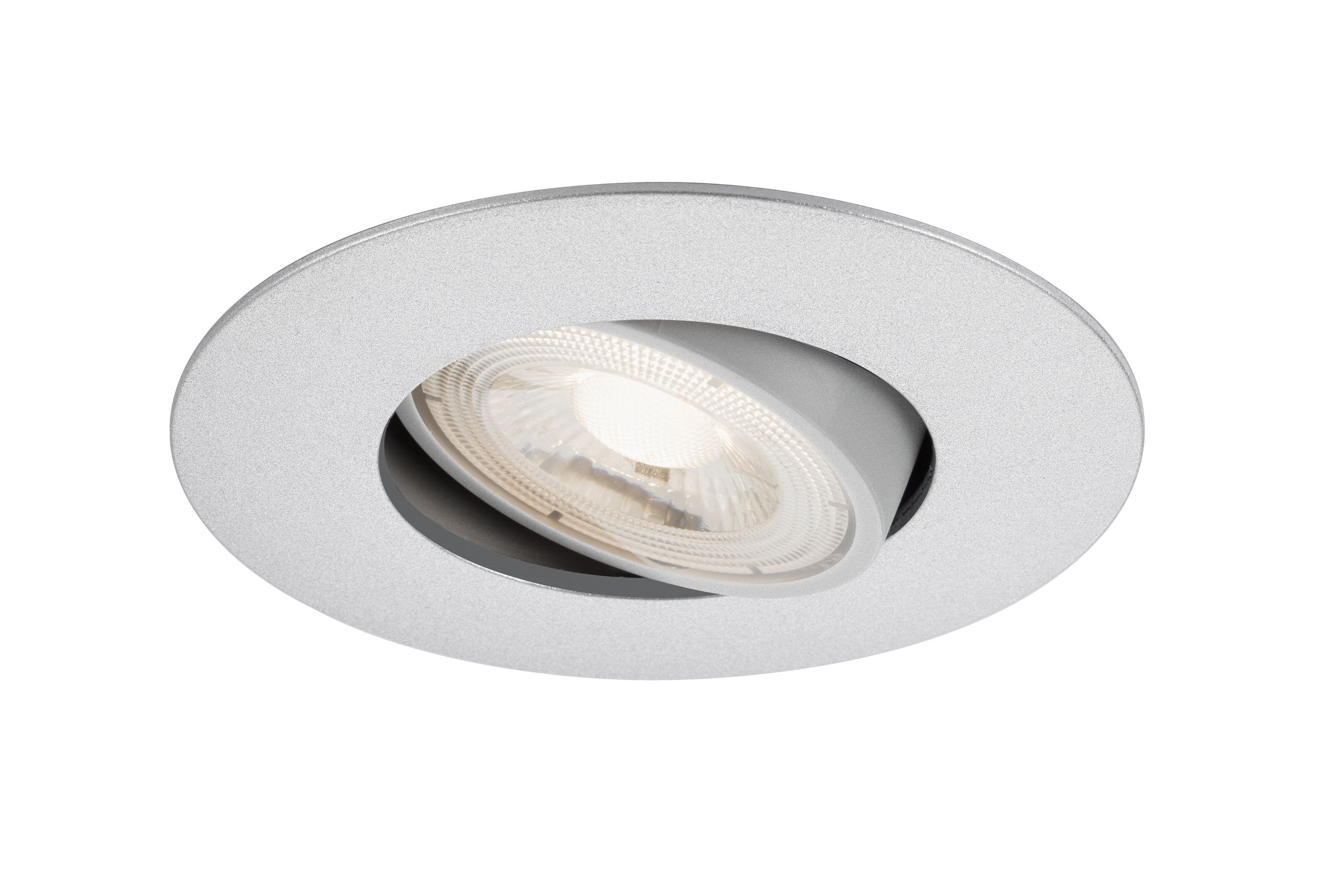 BRI 7048-014 LED vestavné svítidlo, pr. 9 cm, 5 W, matný chrom - BRILONER