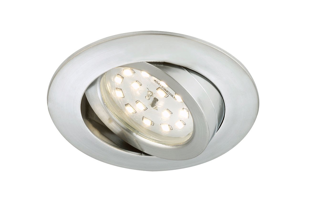 BRI 7209-019 LED vestavné svítidlo, pr. 8,2 cm, 5 W, hliník - BRILONER