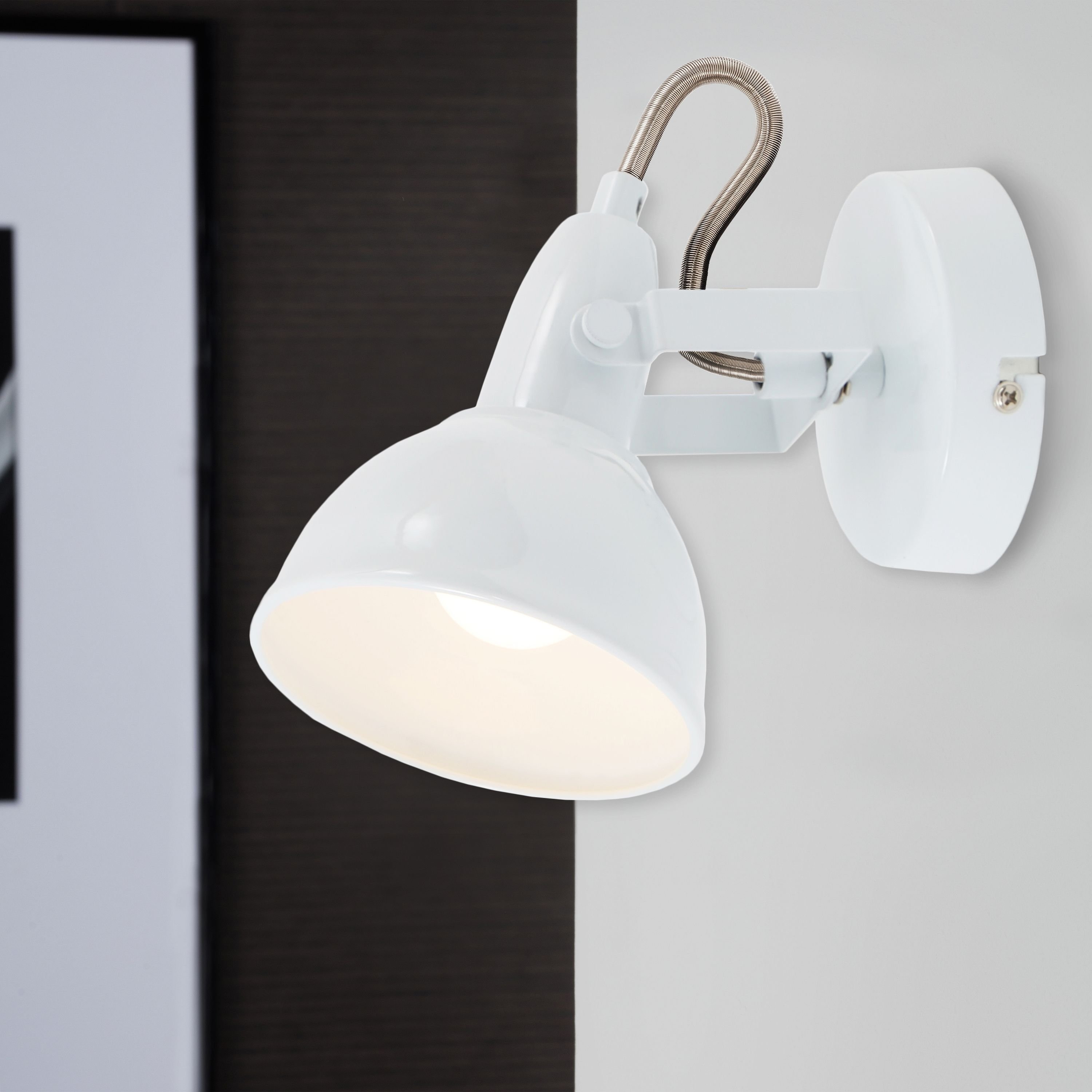 BRILO 2049-016 Bodové svítidlo pr. 10 cm 1x E14 40W bílé - BRILO (obrázek 3)