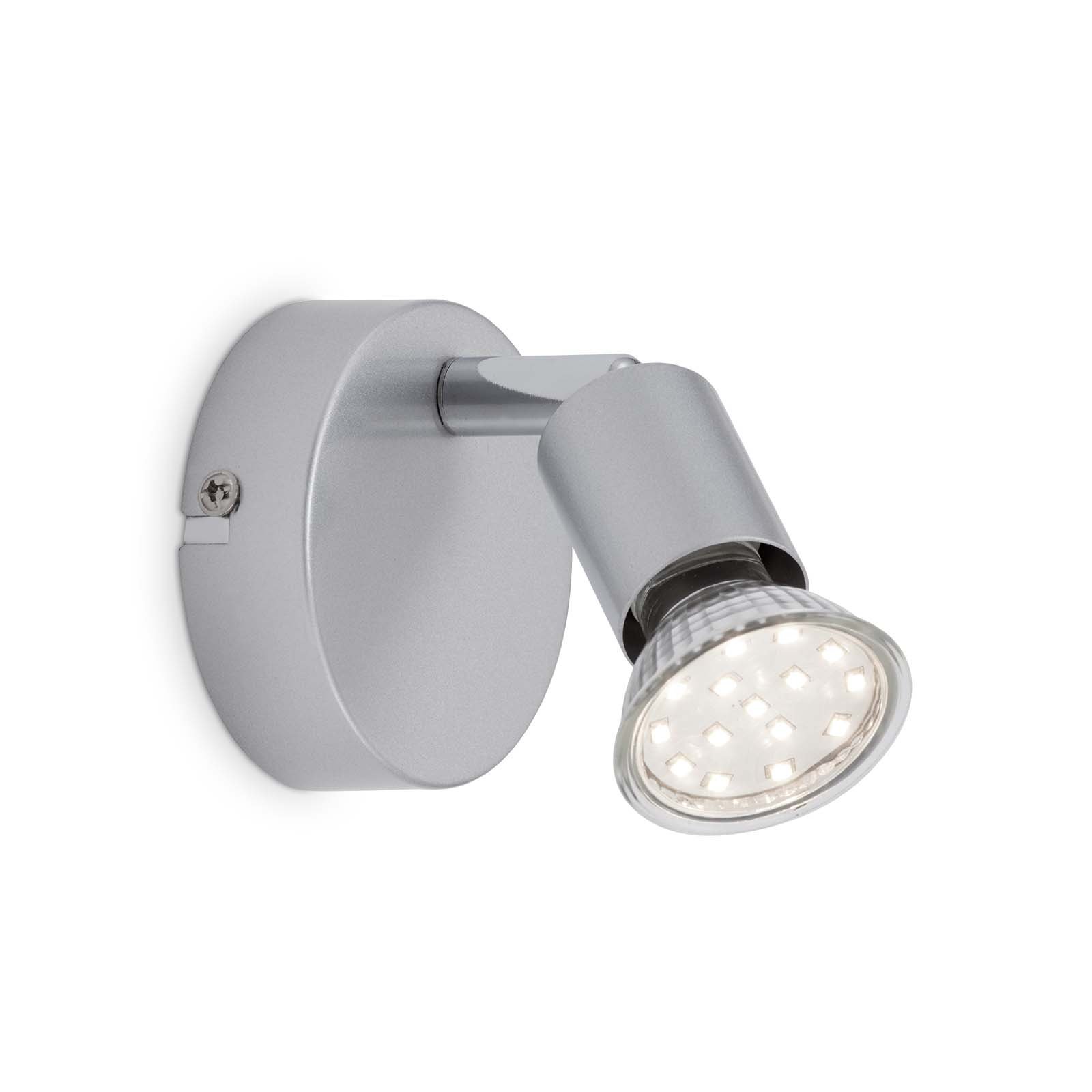 BRI 2906-014 Bodové svítidlo pr. 8 cm 1xGU10 3W 250lm titan - BRILONER