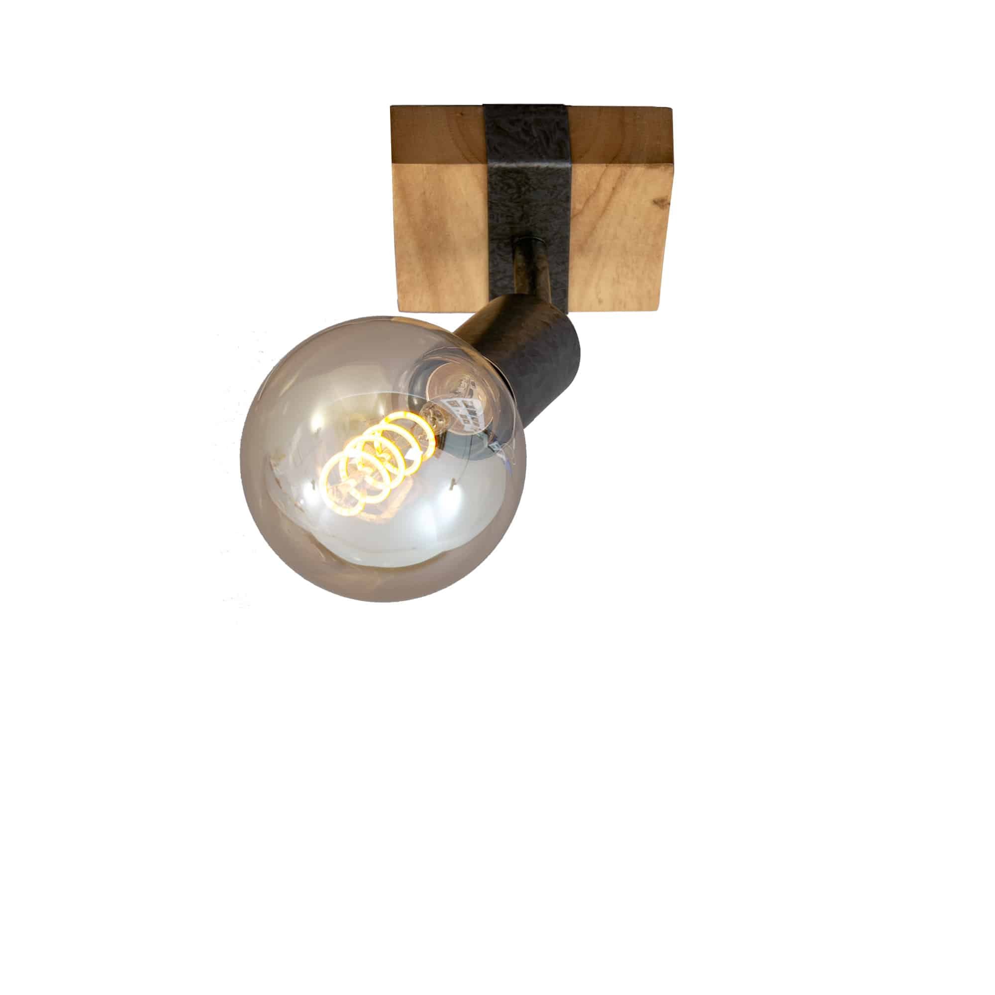 BRILO 2900-011 Bodové svítidlo 10,3 cm 1x E27 25W šedá - BRILO