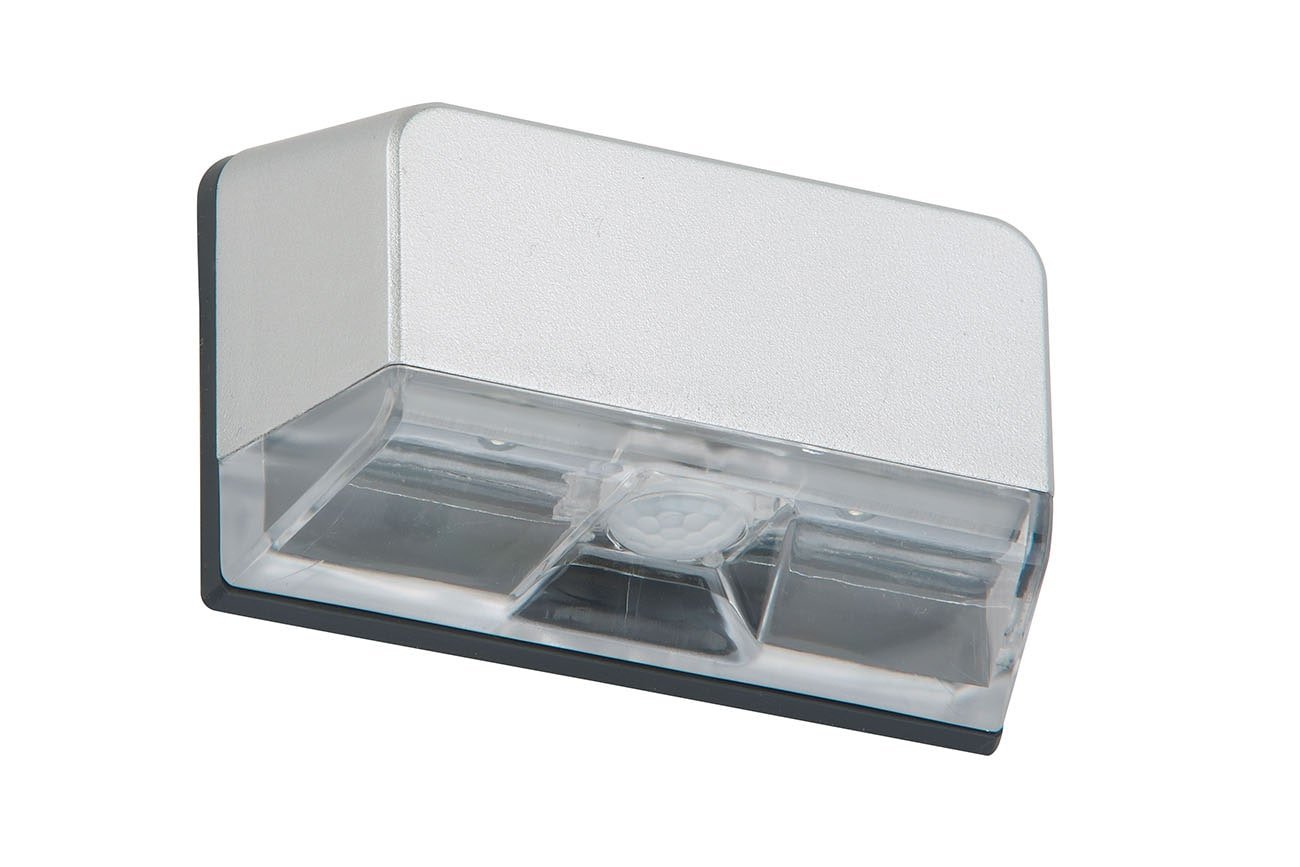 BRI 2277-021 LED svítidlo na baterie s čidlem 9 cm 2x0,06W 6lm stříbrná - BRILONER