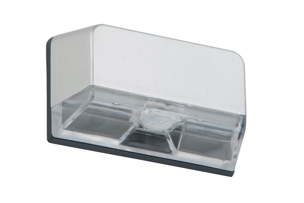 BRI 2277-021 LED svítidlo na baterie s čidlem 9 cm 2x0,06W 6lm stříbrná - BRILONER