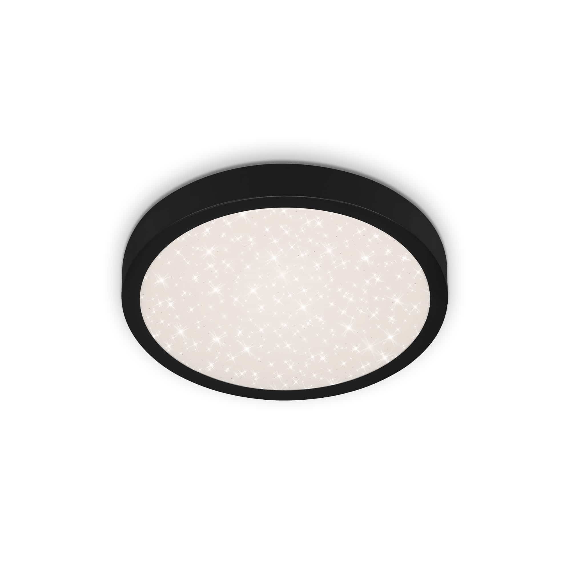 BRILO 3048-015 LED stropní svítidlo pr. 28 cm 18W 2000lm černá - BRILO