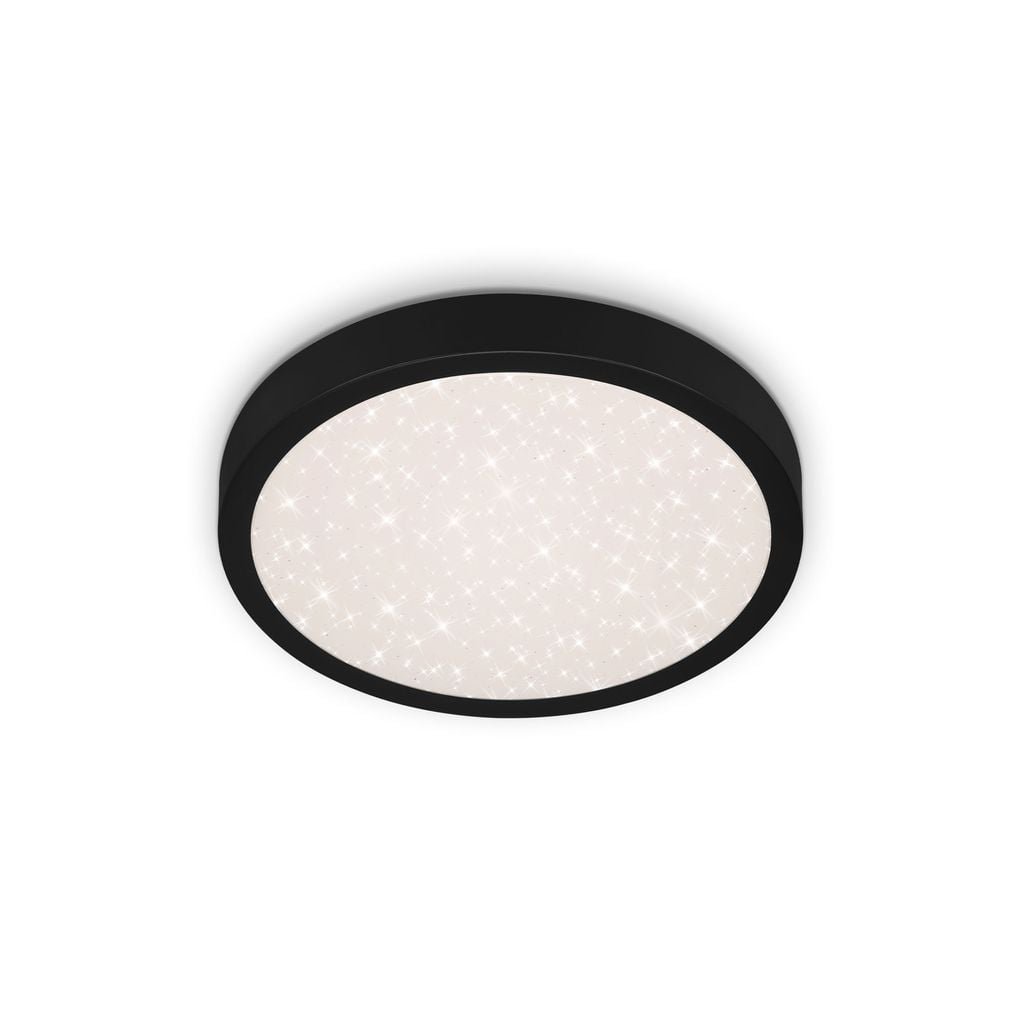 BRILO 3048015 LED stropní svítidlo pr. 28 cm 18W 2000lm černá (starý kód: BRILO 3048-015) - BRILO