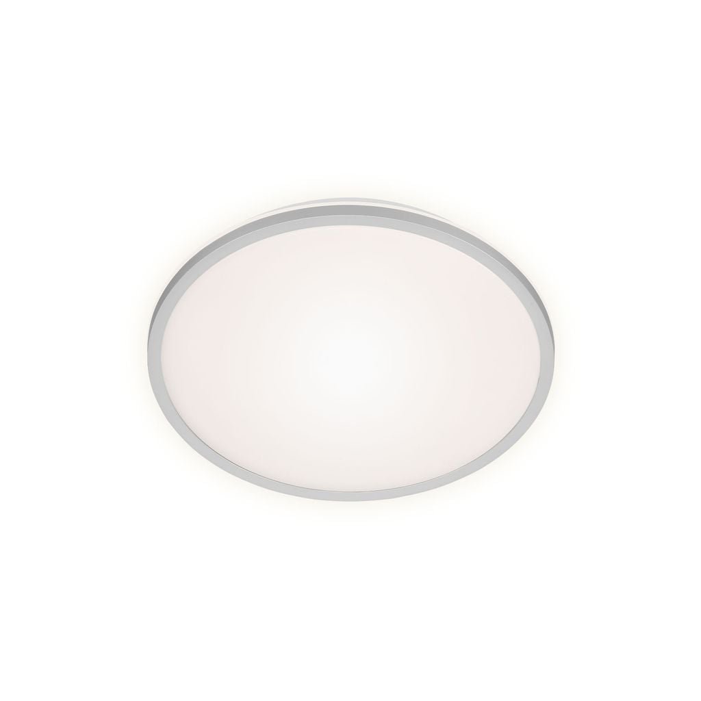 BRILO 3046014 LED stropní svítidlo pr. 28 cm 15W 1500lm stříbrná (starý kód: BRILO 3046-014) - BRILO