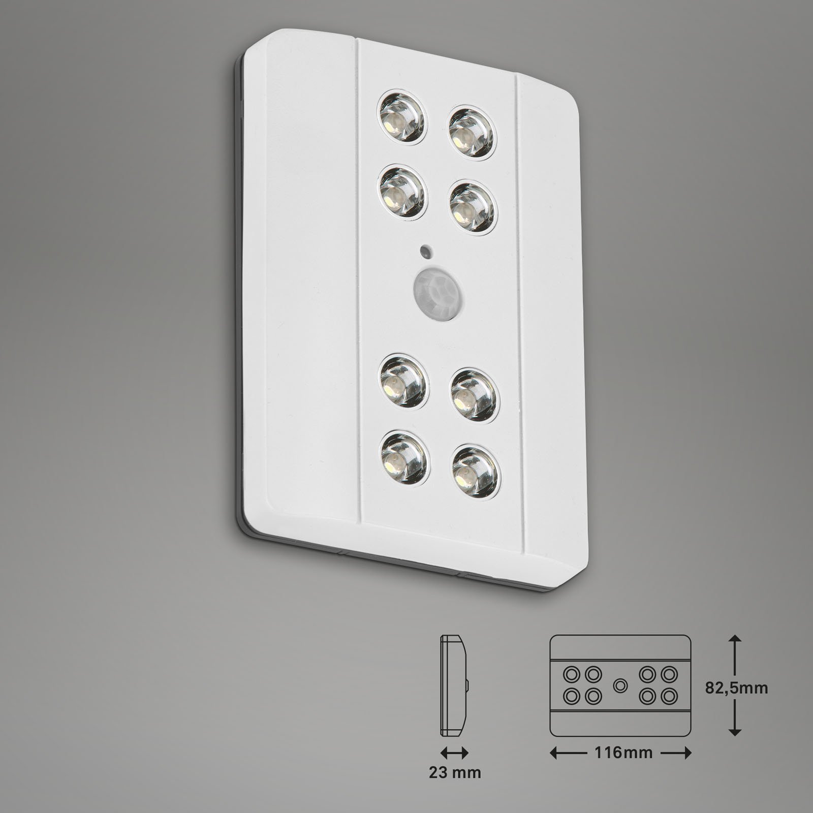 BRI 2255-086 LED Lero Indoor 11,6 cm 8x0,08W 7lm bílé - BRILONER (obrázek 5)