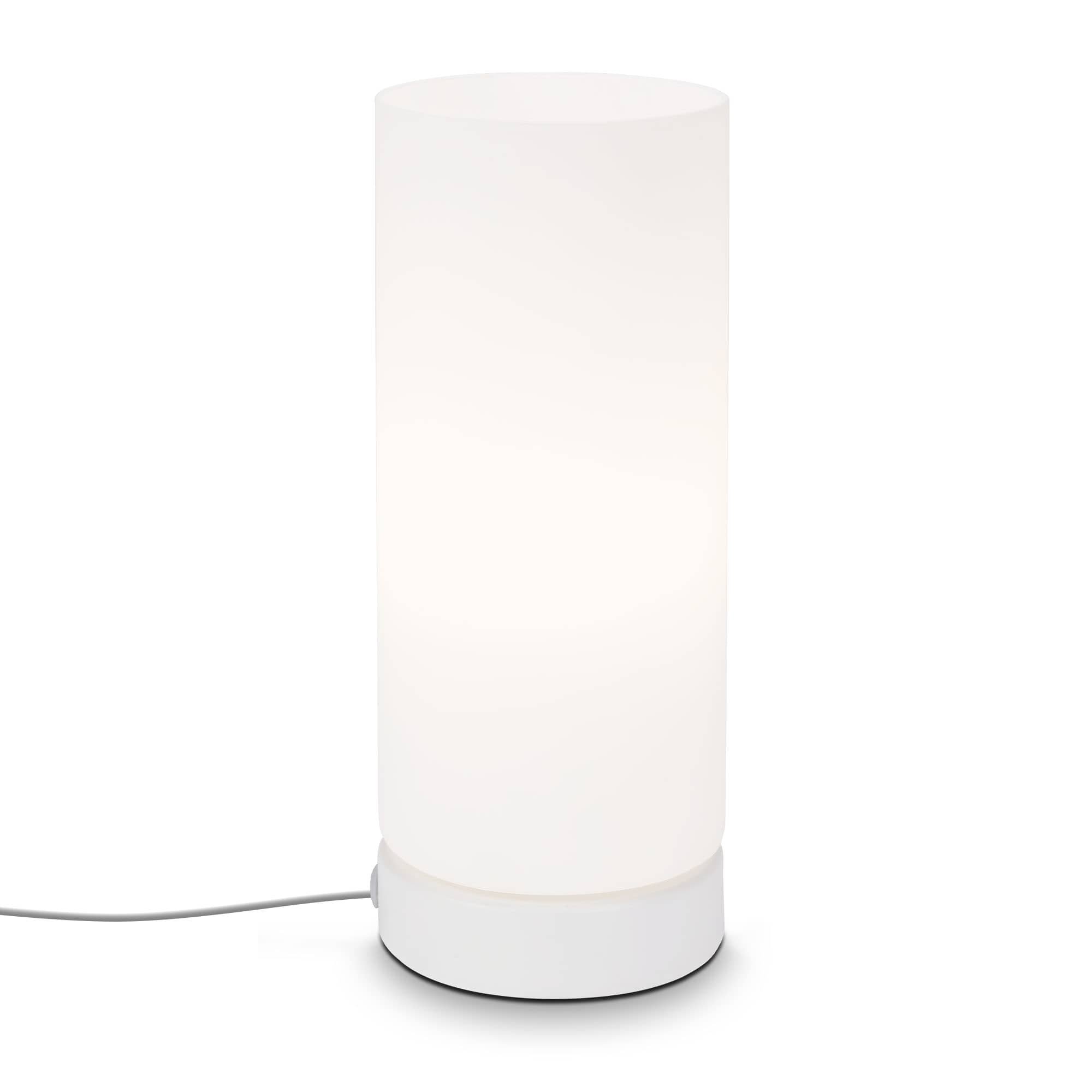 BRILO 7018-016 Stolní lampa, 25 cm, max. 25 W, bílé - BRILO
