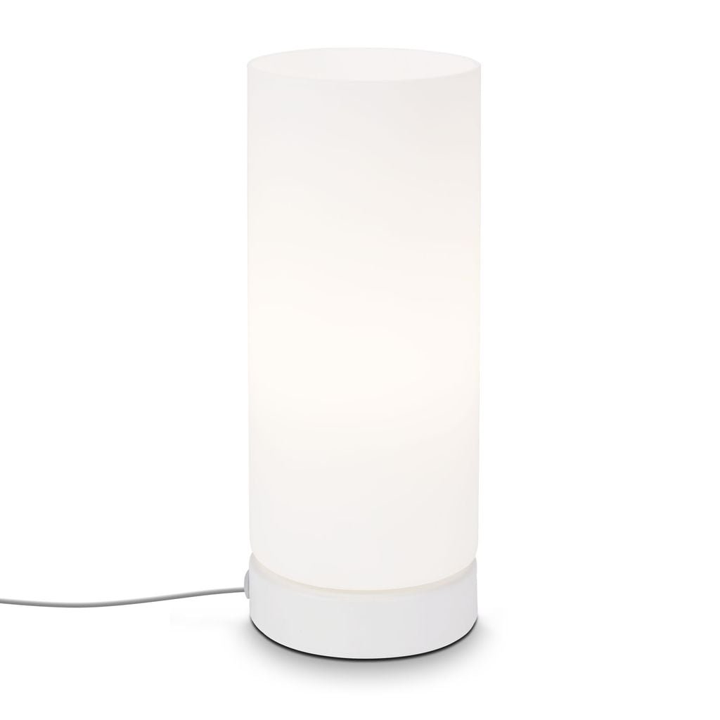 BRILO 7018-016 Stolní lampa, 25 cm, max. 25 W, bílé - BRILO