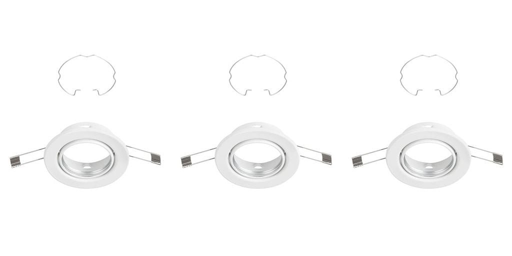 BRI 7110036 3ks sada vestavné svítidlo, pr. 8,6 cm, bílé (starý kód: BRI 7110-036) - BRILONER