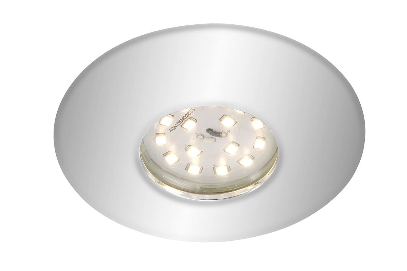 BRI 7227-018 LED vestavné svítidlo, pr. 9,3 cm, 5 W, chrom - BRILONER