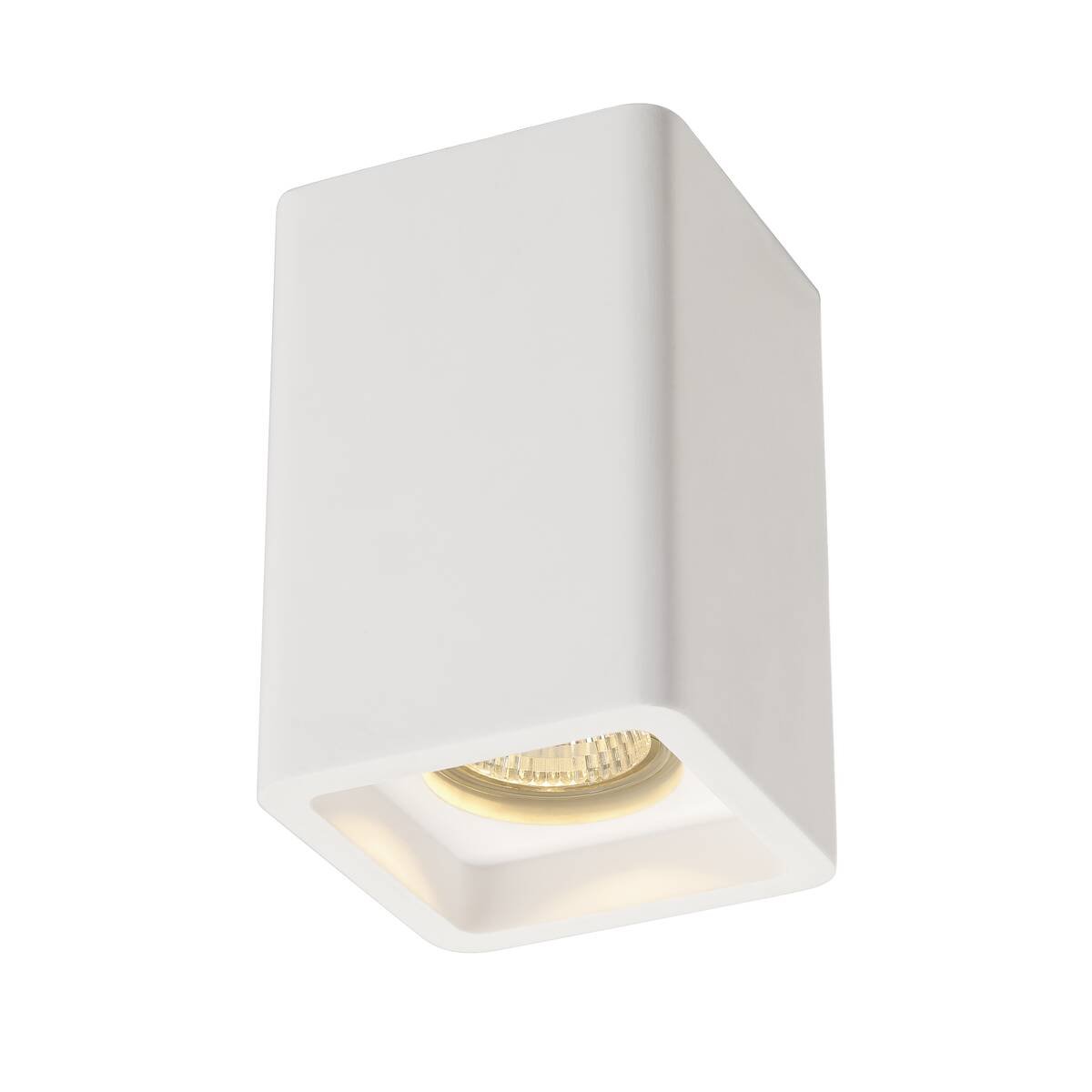 LA 148004 PLASTRA CL-1 stropní čtvercová bílá sádrová 230V GU10 35W - BIG WHITE (SLV)