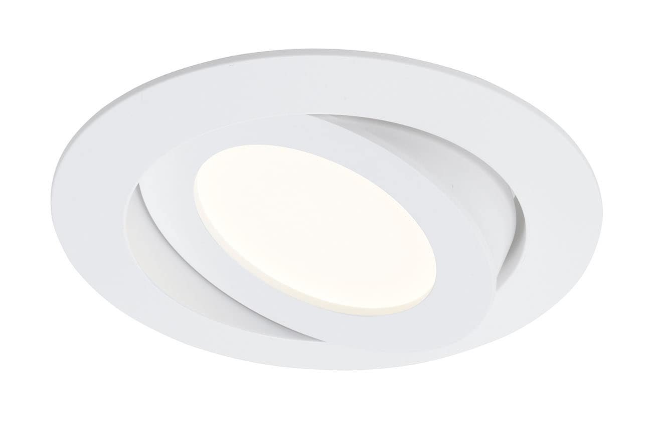 BRI 7283-016 LED vestavné svítidlo, pr. 10,6 cm, 6 W, bílé - BRILONER