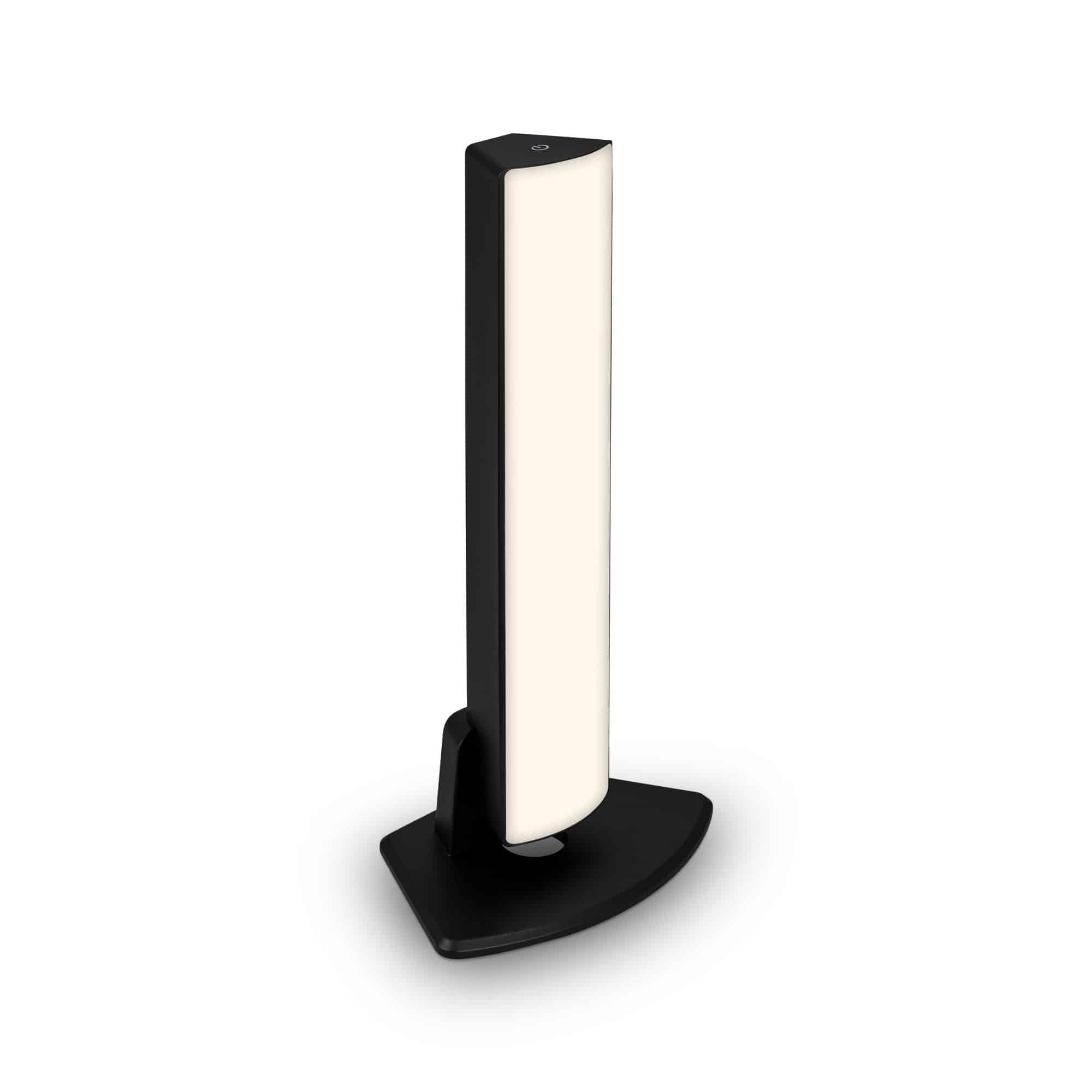 BRILO 7474015 LED nabíjecí stolní lampa, 30 cm, paměť, 7W, 700lm černá - BRILO