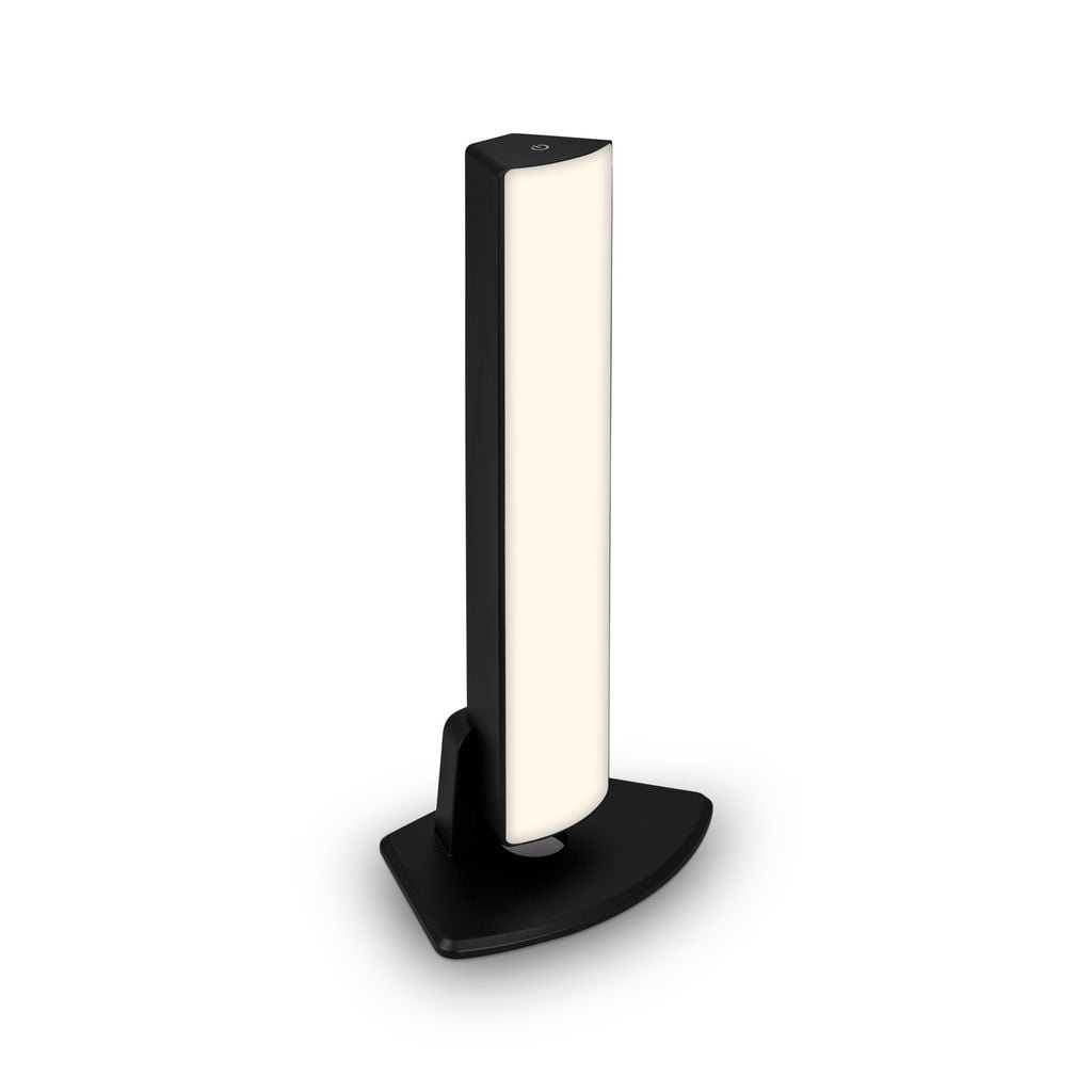 BRILO 7474015 LED nabíjecí stolní lampa, 30 cm, paměť, 7W, 700lm černá - BRILO