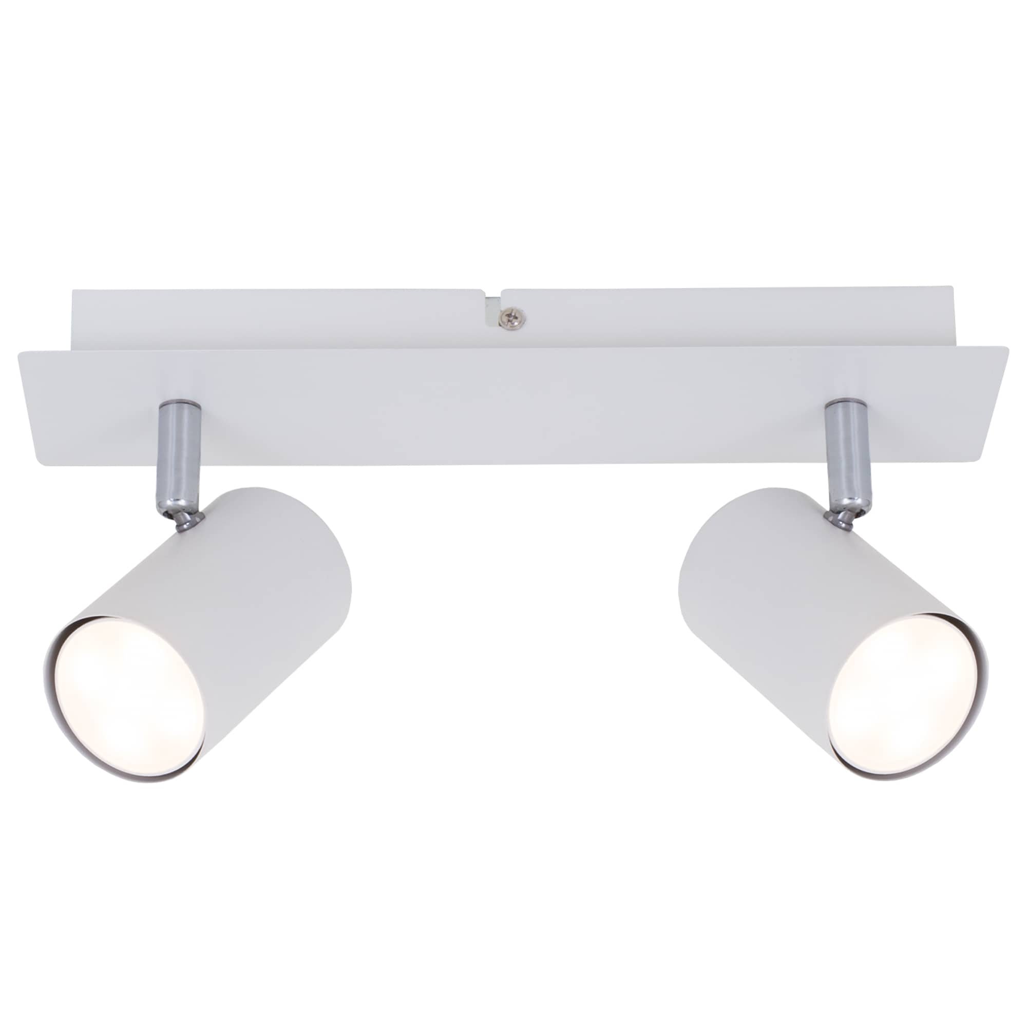 BRILO 2857-026 Bodové svítidlo 29 cm 2xGU10 40W bílé - BRILO