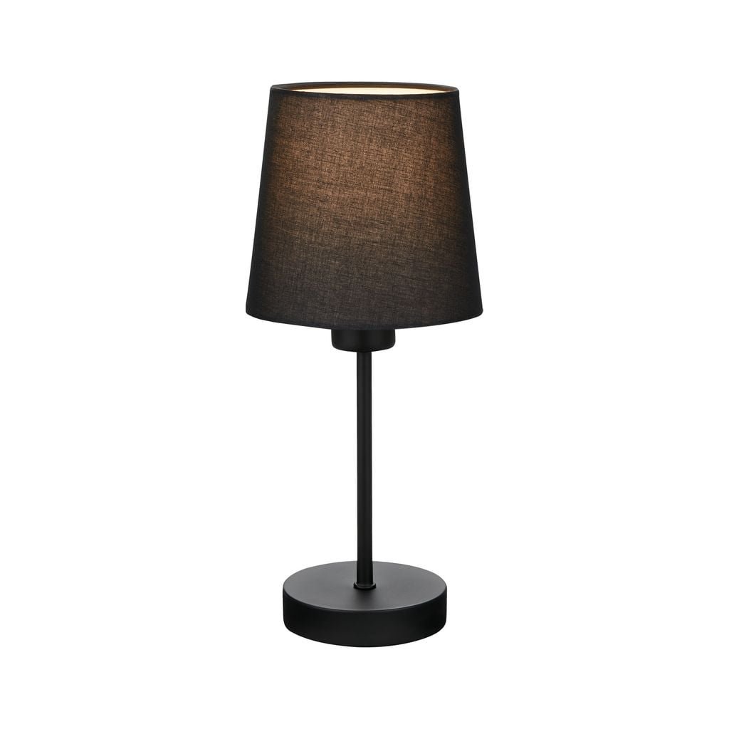 BRILO 7024-015 Stolní lampa, 31,4 cm, max. 25 W, černá - BRILO