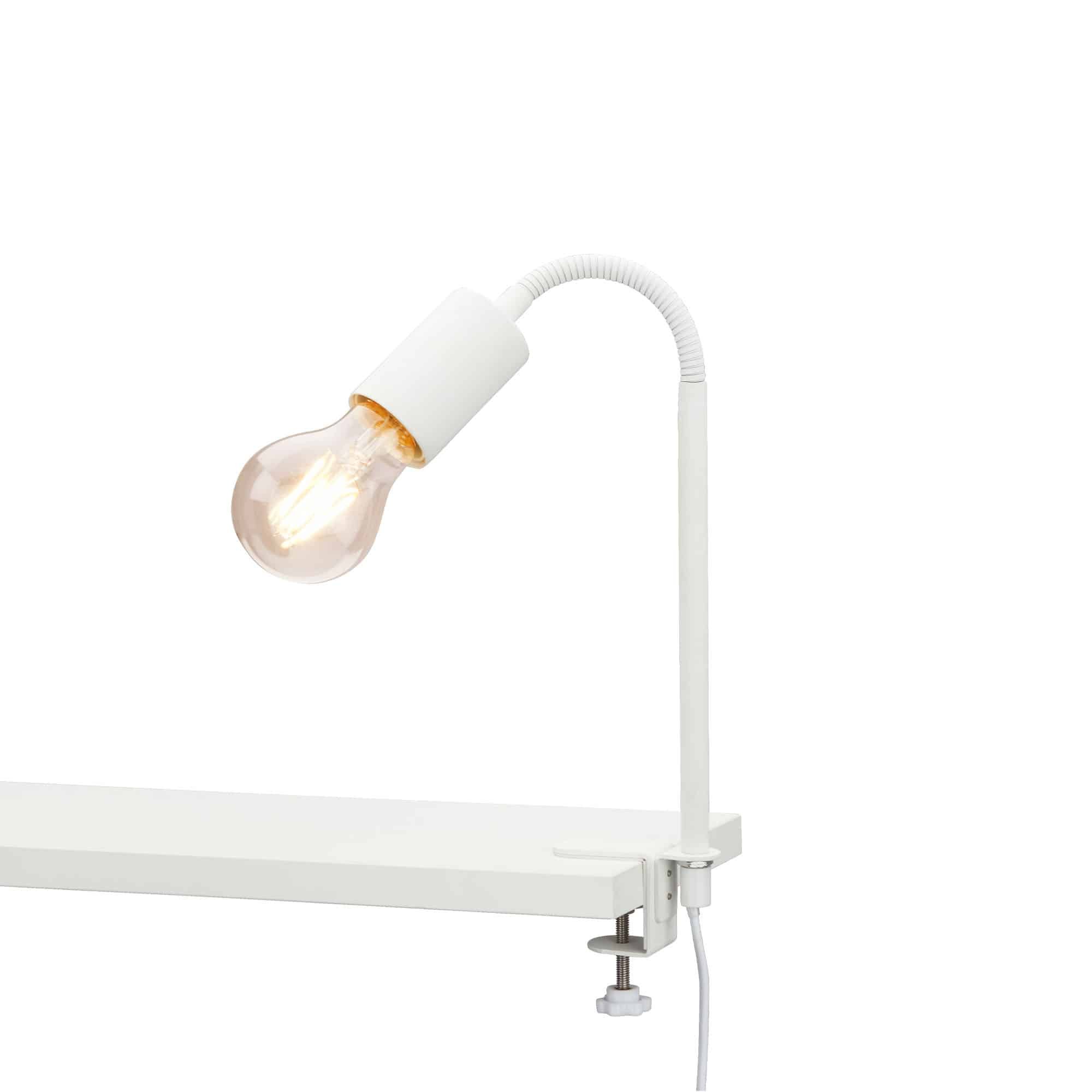 BRI 2600-016 Svítidlo se svorkou pr. 1x E27 10W bílé - BRILONER