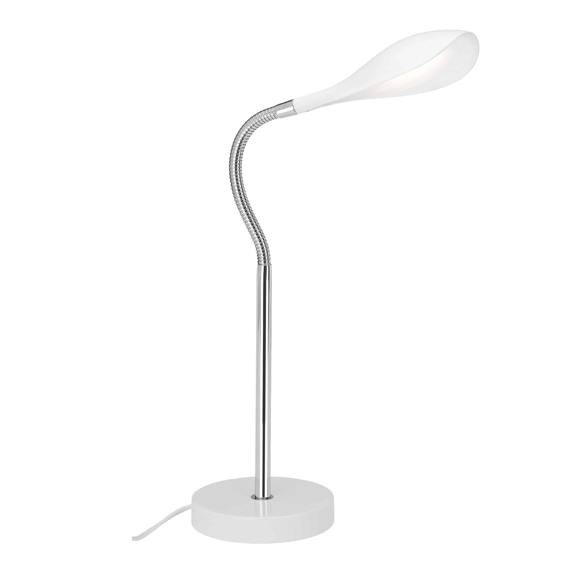 Levně BRILO 7505-016 LED stolní lampa, 40 cm, 4,5 W, bílé - BRILO