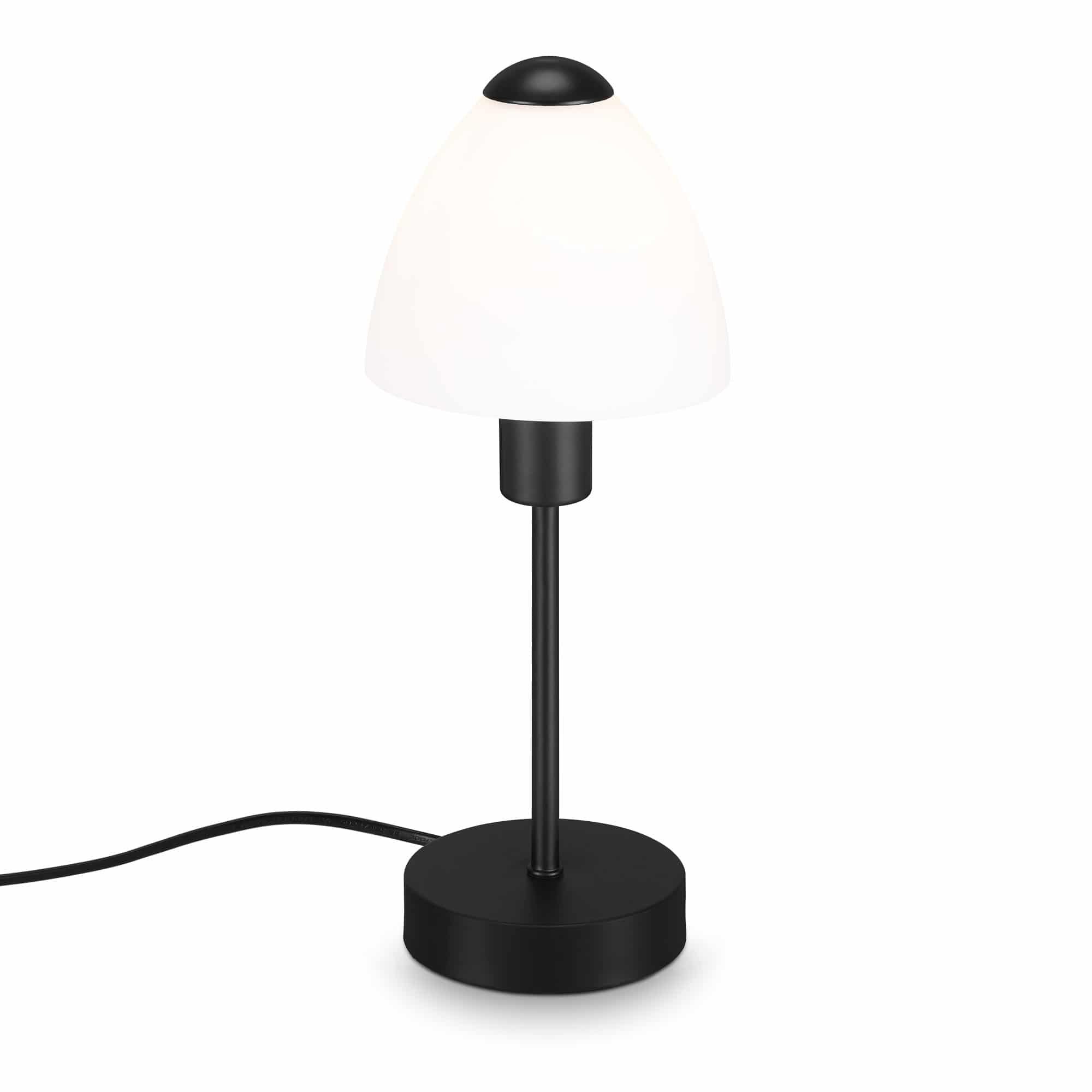 BRILO 7025-015 Stolní lampa, 32 cm, max. 40 W, černá - BRILO