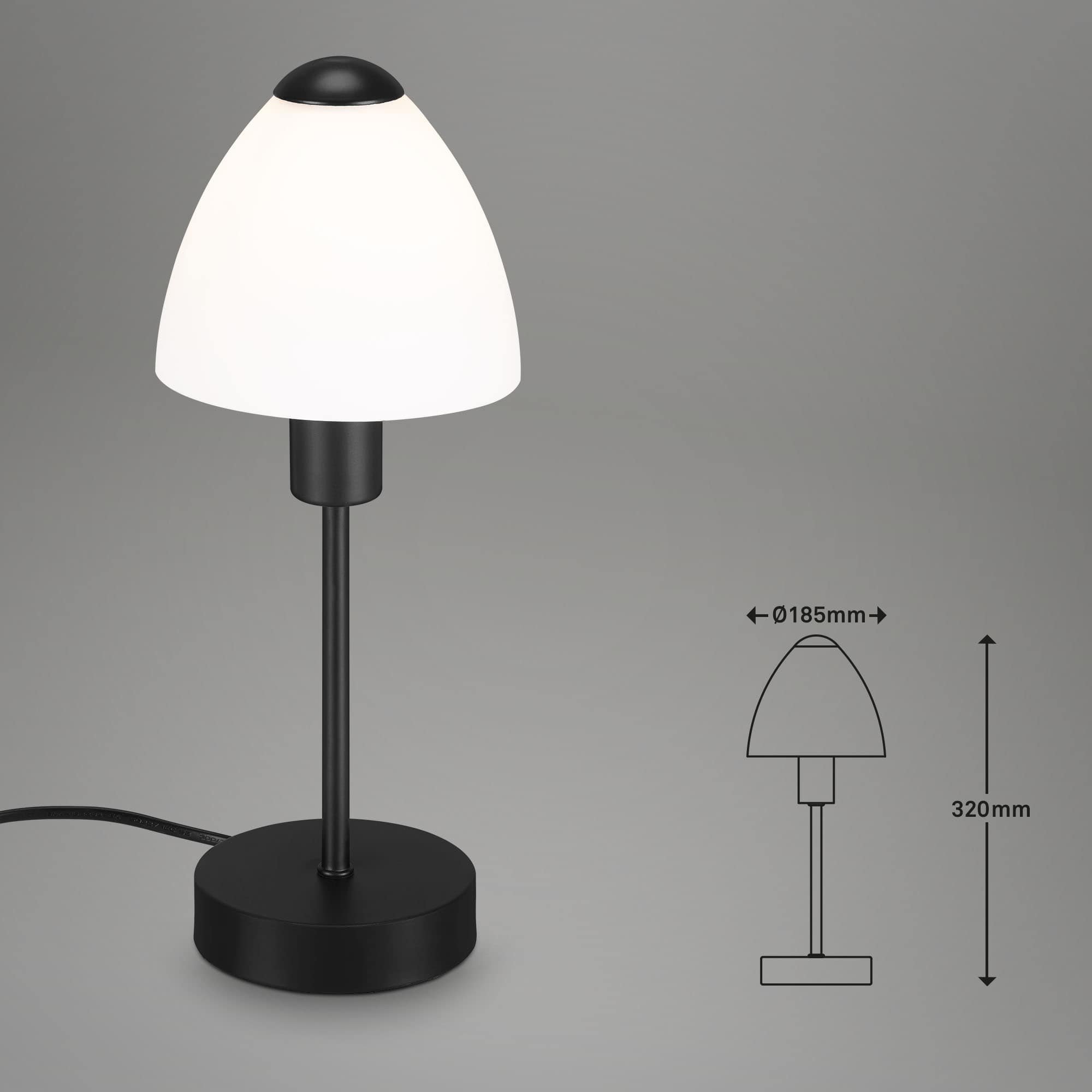 BRILO 7025-015 Stolní lampa, 32 cm, max. 40 W, černá - BRILO (obrázek 6)