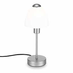 Obrázek pro produkt Stolní lampa, 32 cm, max. 25 W, stříbrná - BRILO