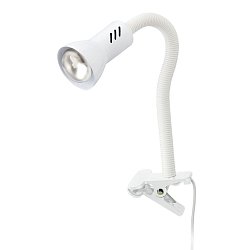 Obrázek pro produkt Flexibilní svítidlo se svorkou 26 cm 1x E14 40W bílé (starý kód: BRI 2713-016P) - BRILONER