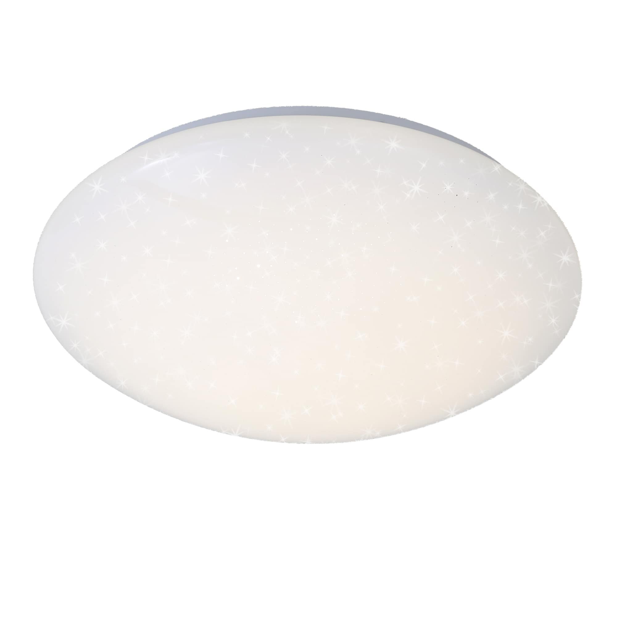 BRILO 3320-216 LED stropní svítidlo hvězdné nebe, pr. 38 cm, 18 W, bílé - BRILO
