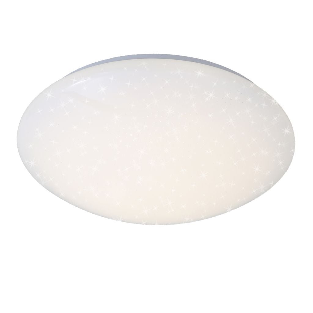 BRILO 3320-216 LED stropní svítidlo hvězdné nebe, pr. 38 cm, 18 W, bílé - BRILO