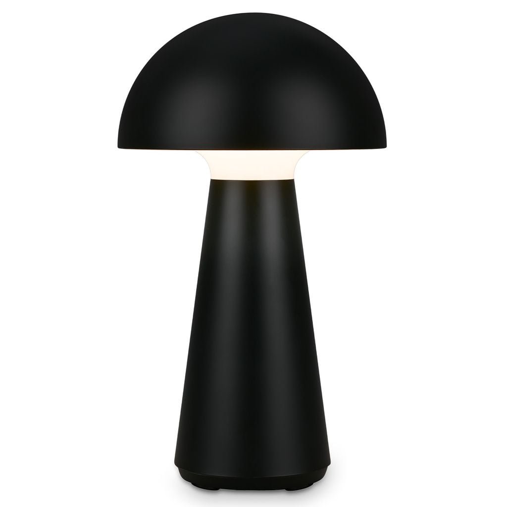 BRILO 7421015 LED nabíjecí stolní lampa 28 cm 2,6W 300lm černá - BRILO