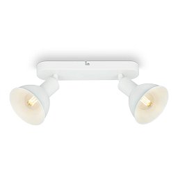 Obrázek pro produkt Bodové svítidlo 27 cm 2x E14 max. 25W bílé - BRILO