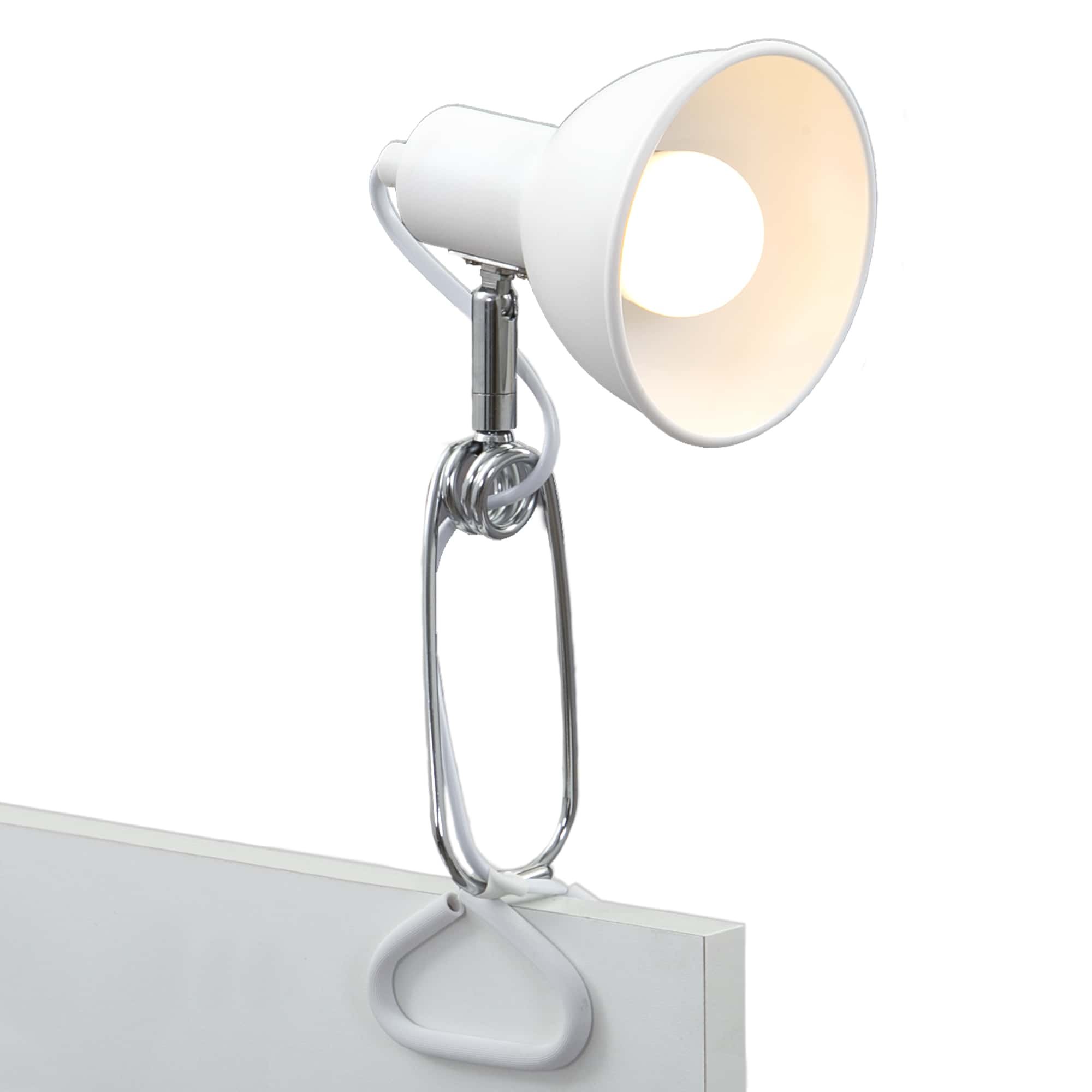 BRI 2790-016 Svítidlo se svorkou 30,5 cm 1x E14 8W bílé - BRILONER