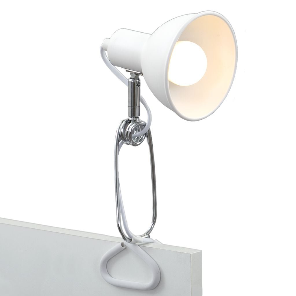 BRI 2790016 Svítidlo se svorkou 30,5 cm 1x E14 8W bílé (starý kód: BRI 2790-016) - BRILONER