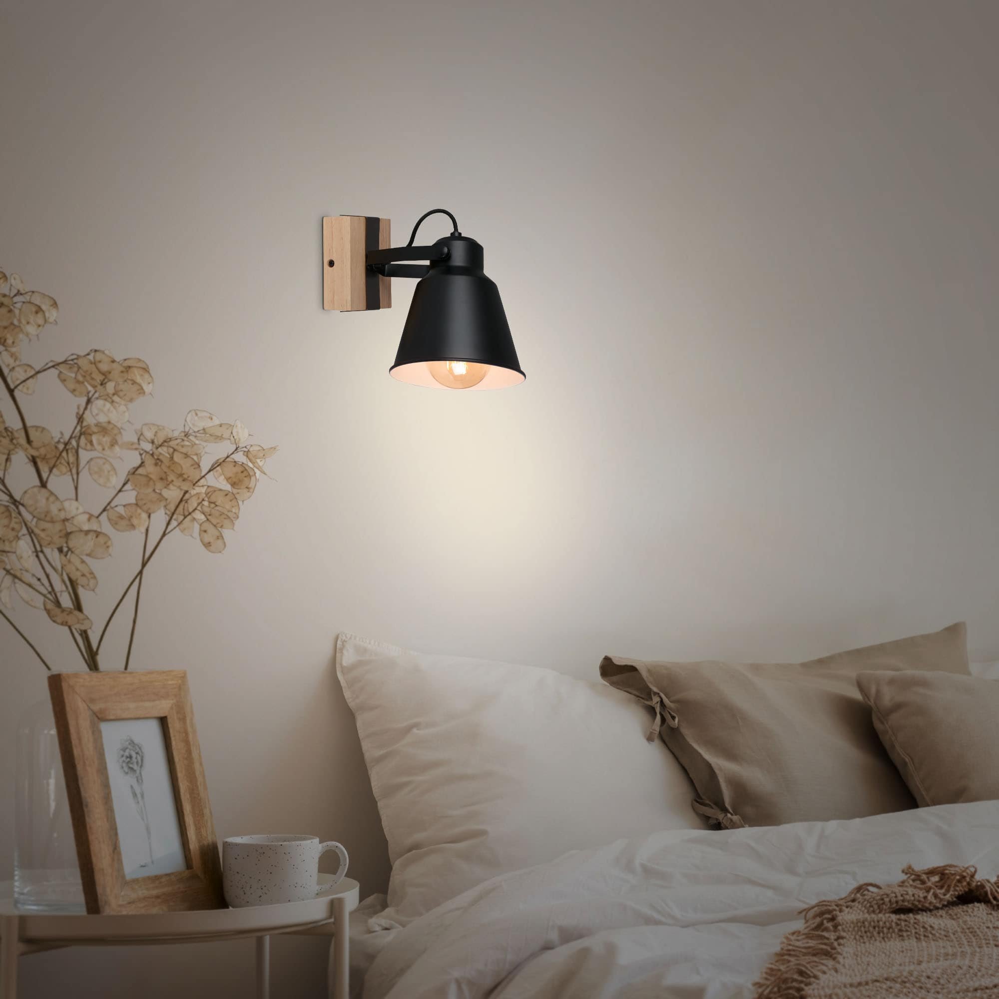 BRILO 2406-015 Bodové svítidlo 21 cm 1x E27 40W černá - BRILO (obrázek 4)