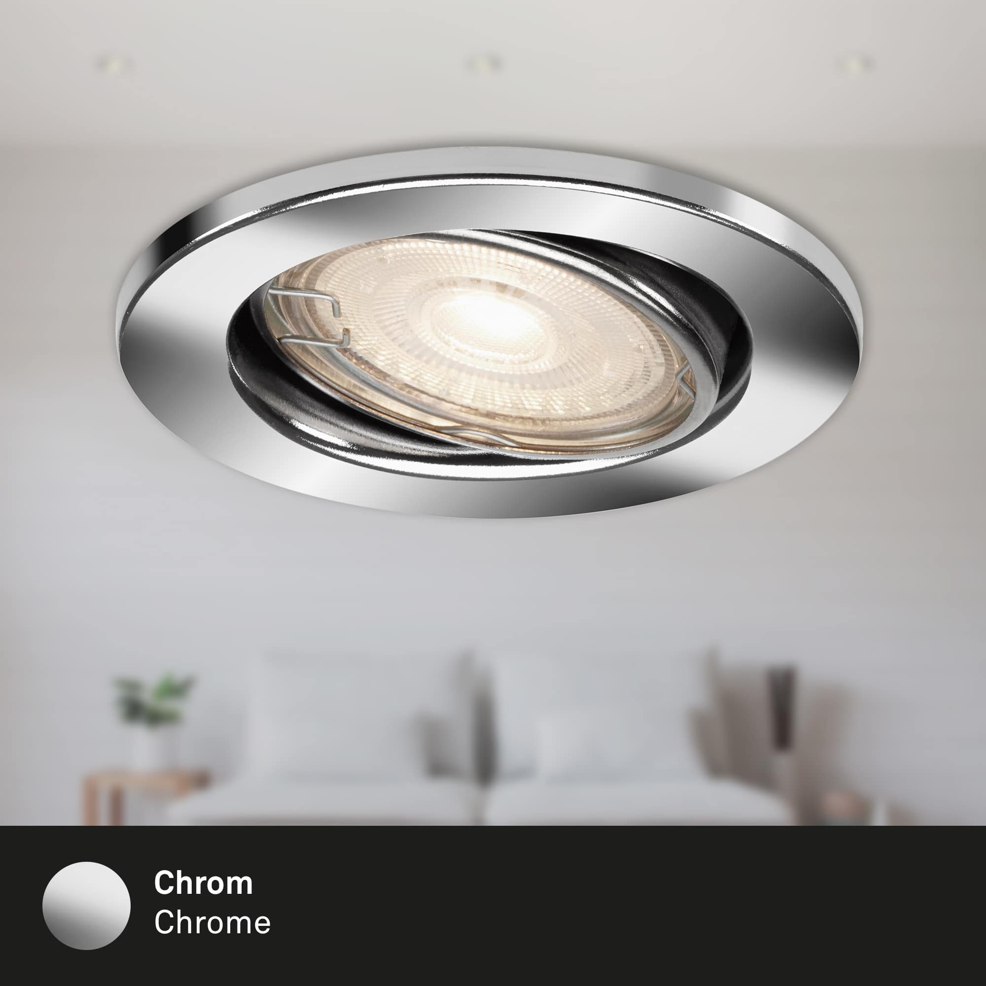 BRI 7147-038 3ks LED vestavné svítidlo, pr. 8,6 cm, 5 W, chrom - BRILONER (obrázek 7)